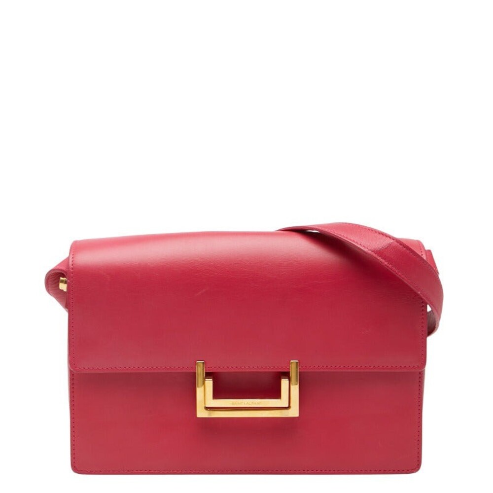 Saint Laurent Leather Loulou Shoulder Bag Pink